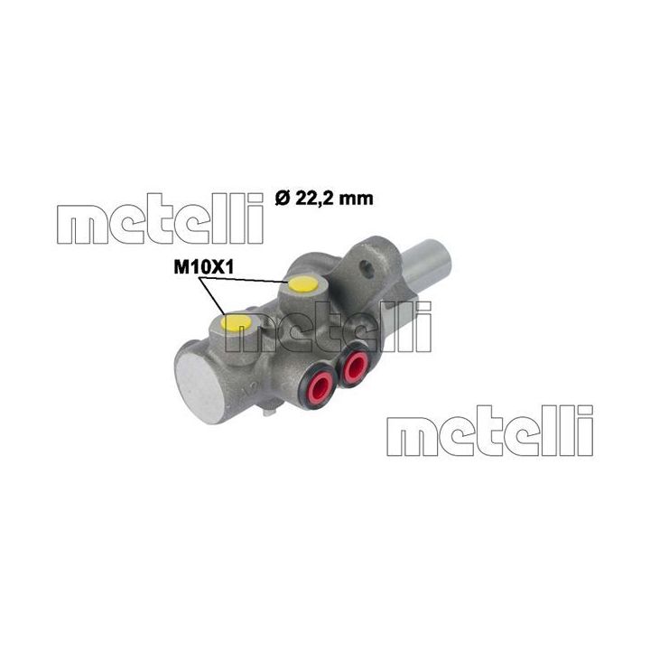 Pagrindinis cilindras, stabdžiai METELLI 05-0730