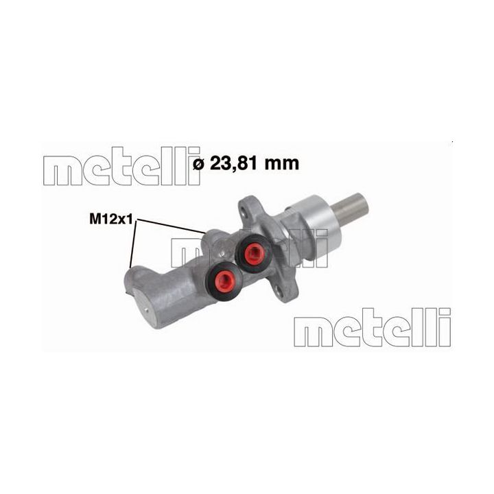 Pagrindinis cilindras, stabdžiai METELLI 05-0751