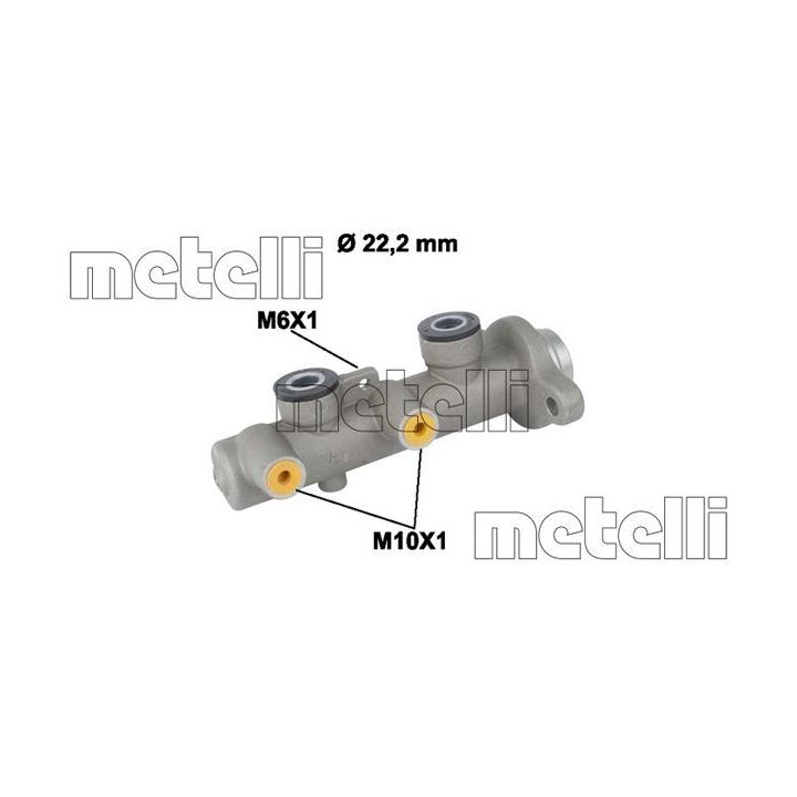 Pagrindinis cilindras, stabdžiai METELLI 05-0763
