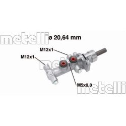 Pagrindinis cilindras, stabdžiai METELLI 05-0768