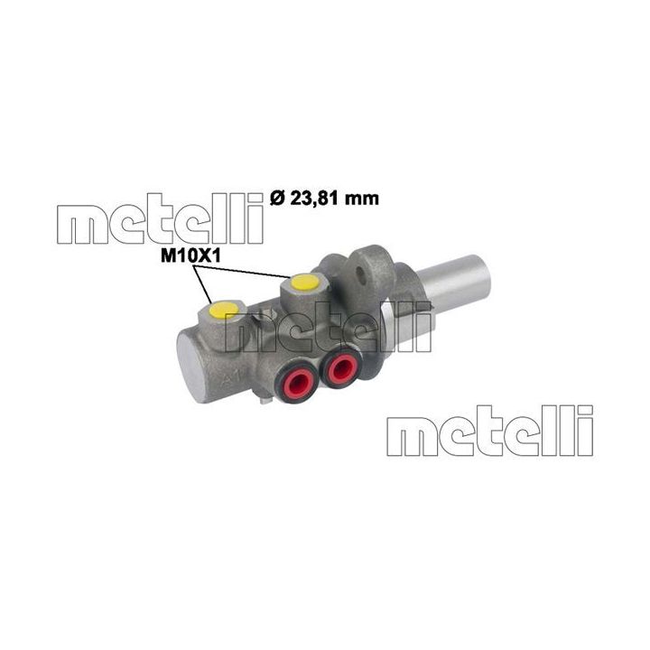 Pagrindinis cilindras, stabdžiai METELLI 05-0778
