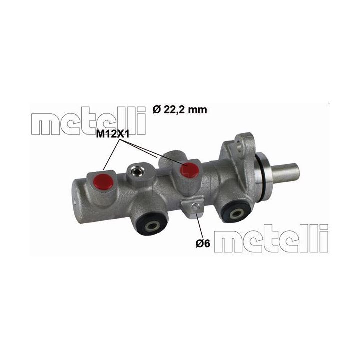 Pagrindinis cilindras, stabdžiai METELLI 05-0793