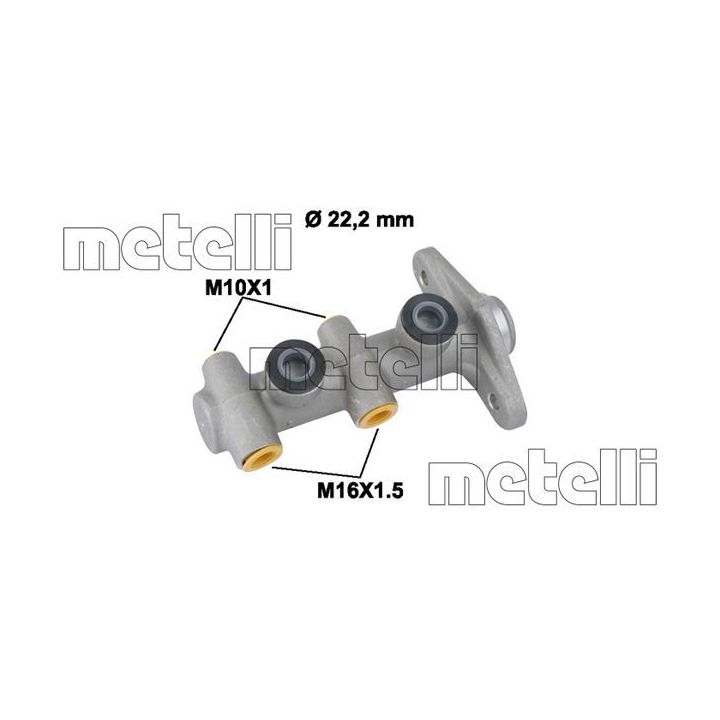 Pagrindinis cilindras, stabdžiai METELLI 05-0815
