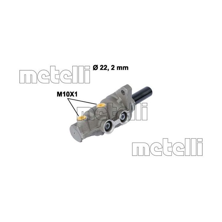 Pagrindinis cilindras, stabdžiai METELLI 05-0830