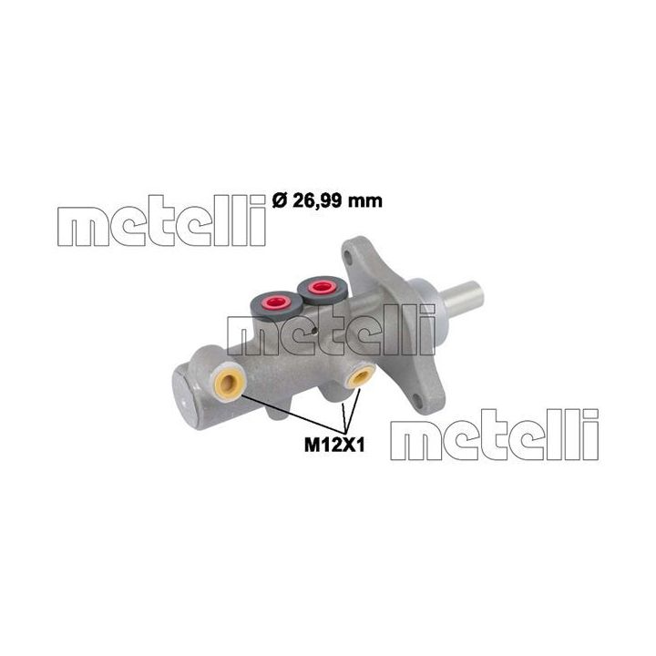 Pagrindinis cilindras, stabdžiai METELLI 05-0832