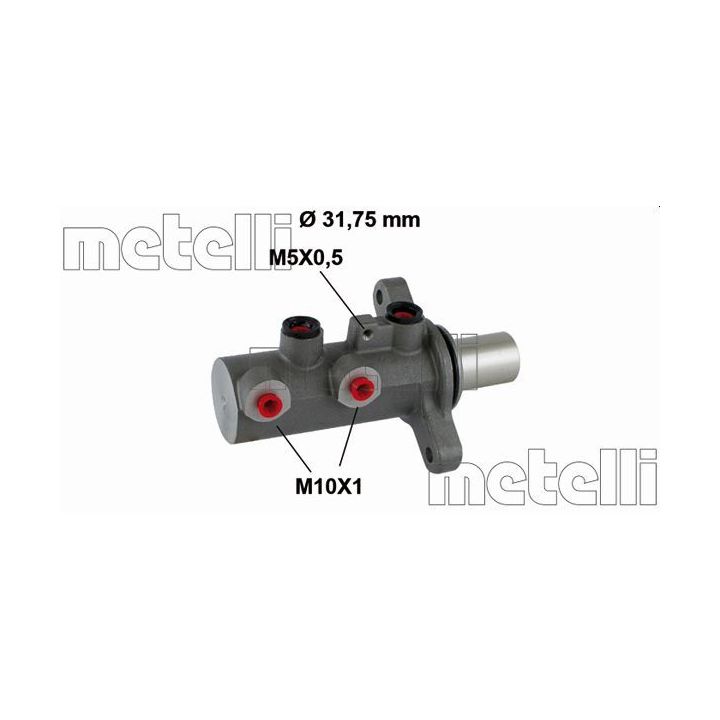 Pagrindinis cilindras, stabdžiai METELLI 05-0870