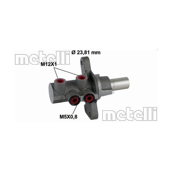 Pagrindinis cilindras, stabdžiai METELLI 05-0873