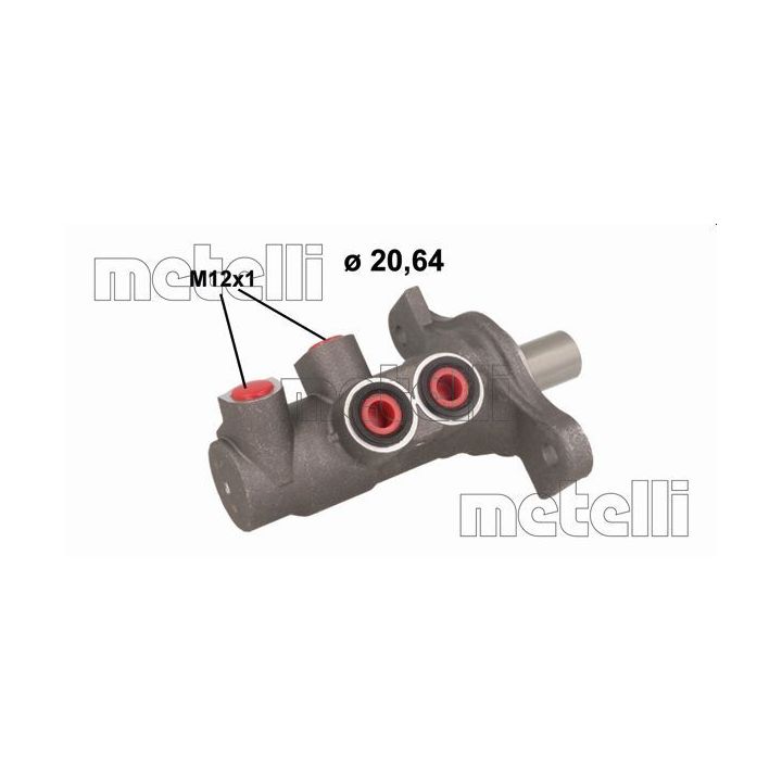 Pagrindinis cilindras, stabdžiai METELLI 05-1130