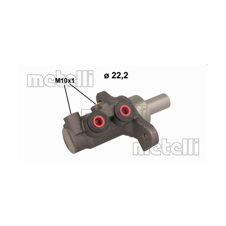Pagrindinis cilindras, stabdžiai METELLI 05-1135