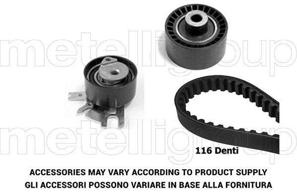 Paskirstymo diržo komplektas METELLI 29-0055