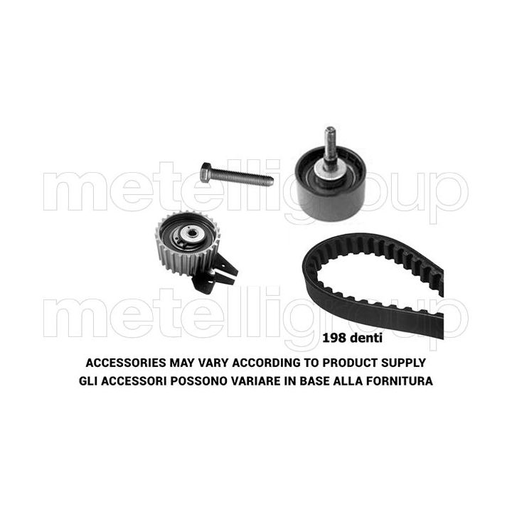 Paskirstymo diržo komplektas METELLI 29-0056