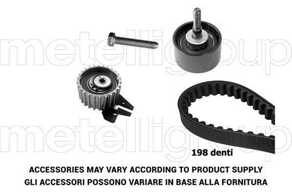 Paskirstymo diržo komplektas METELLI 29-0056