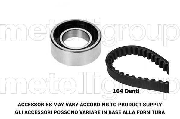 Paskirstymo diržo komplektas METELLI 29-0058