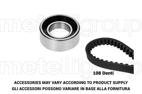 Paskirstymo diržo komplektas METELLI 29-0060