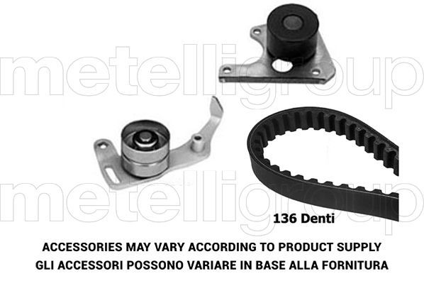 Paskirstymo diržo komplektas METELLI 29-0070