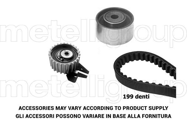 Paskirstymo diržo komplektas METELLI 29-0080