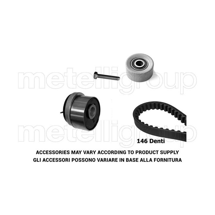 Paskirstymo diržo komplektas METELLI 29-0081