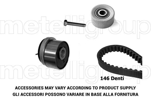 Paskirstymo diržo komplektas METELLI 29-0081