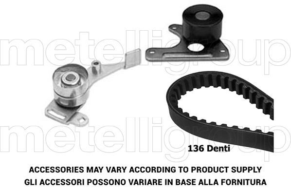 Paskirstymo diržo komplektas METELLI 29-0098