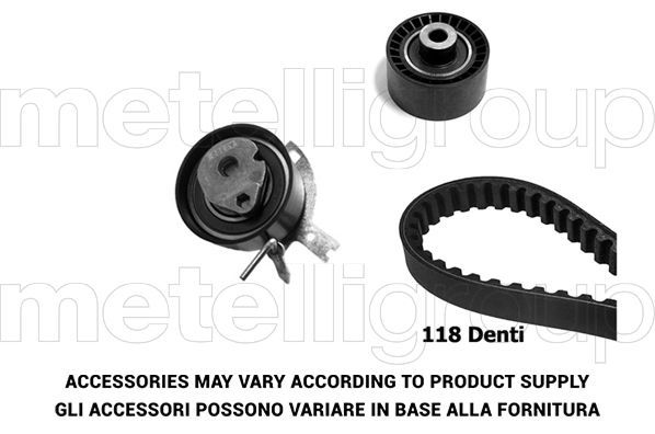 Paskirstymo diržo komplektas METELLI 29-0111