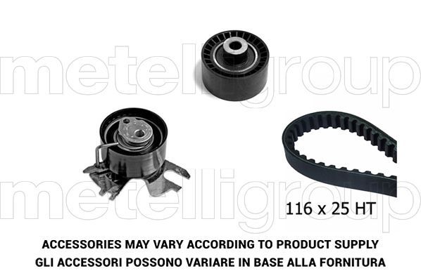 Paskirstymo diržo komplektas METELLI 29-0119