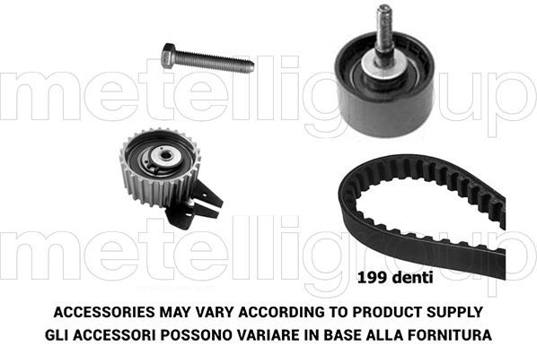 Paskirstymo diržo komplektas METELLI 29-0137