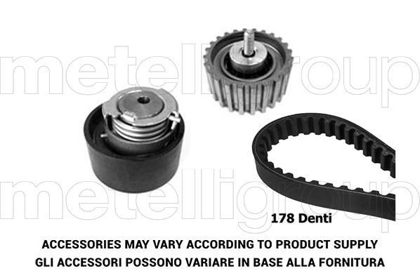 Paskirstymo diržo komplektas METELLI 29-0144