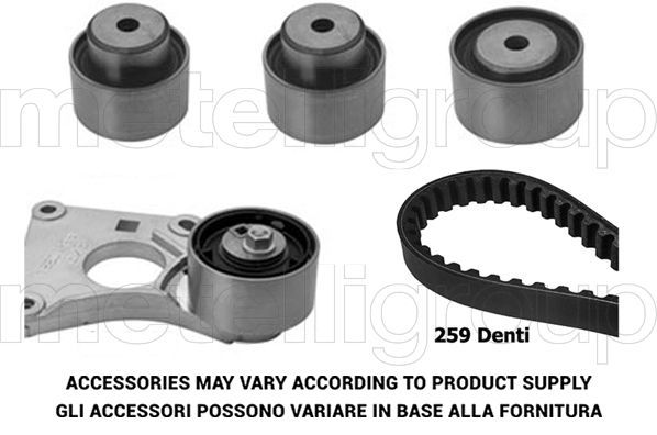 Paskirstymo diržo komplektas METELLI 29-0210