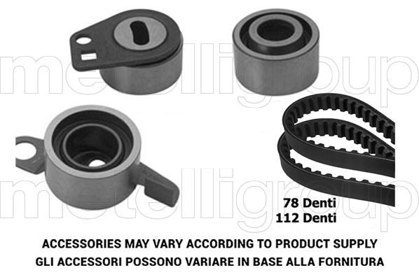 Paskirstymo diržo komplektas METELLI 29-0211