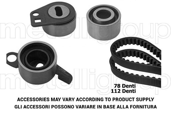 Paskirstymo diržo komplektas METELLI 29-0214