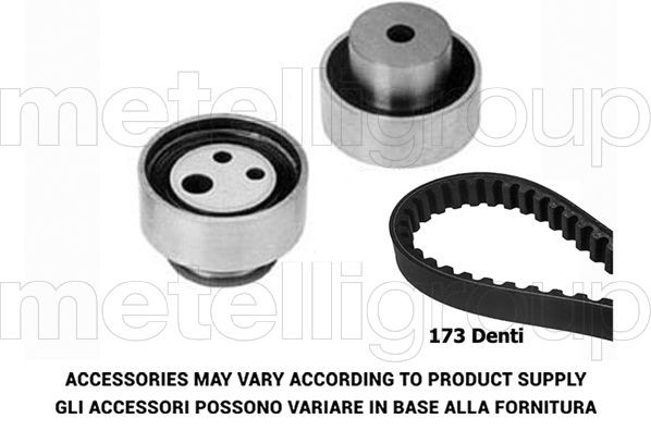 Paskirstymo diržo komplektas METELLI 29-0233