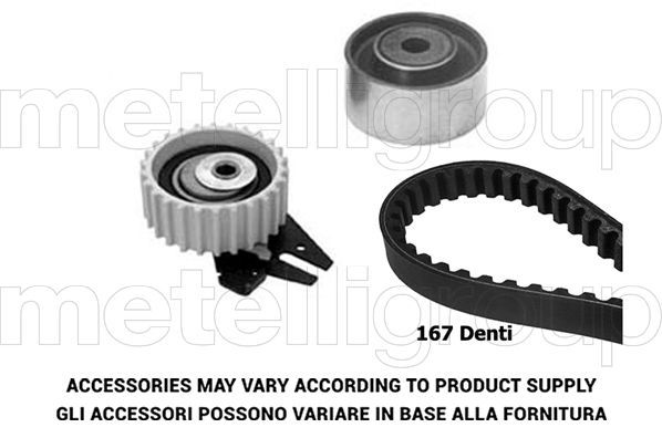 Paskirstymo diržo komplektas METELLI 29-0237