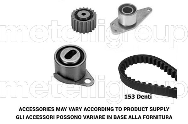 Paskirstymo diržo komplektas METELLI 29-0336