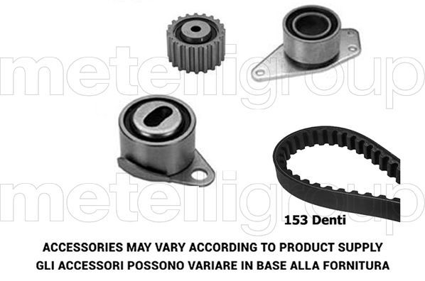 Paskirstymo diržo komplektas METELLI 29-0337