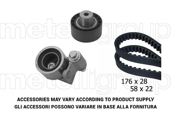 Paskirstymo diržo komplektas METELLI 29-0348