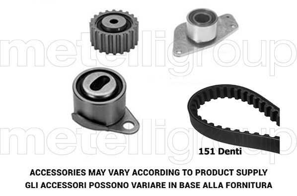 Paskirstymo diržo komplektas METELLI 29-0365