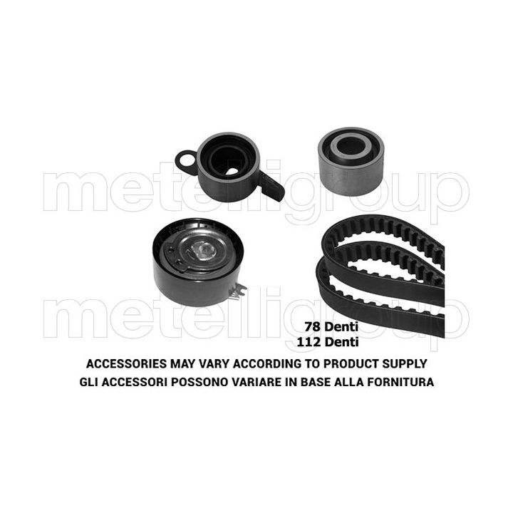 Paskirstymo diržo komplektas METELLI 29-0411