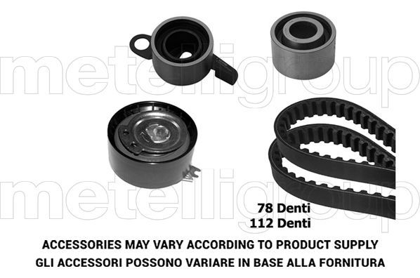 Paskirstymo diržo komplektas METELLI 29-0411