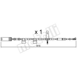 įspėjimo kontaktas, stabdžių trinkelių susidėvėjimas METELLI SU.324