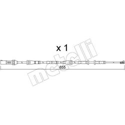 įspėjimo kontaktas, stabdžių trinkelių susidėvėjimas METELLI SU.378