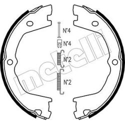 Stabdžių trinkelių komplektas, stovėjimo stabdis METELLI 53-0086K