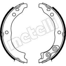 Stabdžių trinkelių komplektas, stovėjimo stabdis METELLI 53-0089