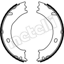 Stabdžių trinkelių komplektas, stovėjimo stabdis METELLI 53-0163