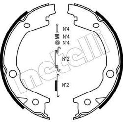 Stabdžių trinkelių komplektas, stovėjimo stabdis METELLI 53-0184K
