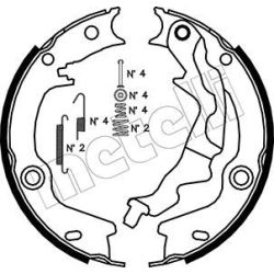 Stabdžių trinkelių komplektas, stovėjimo stabdis METELLI 53-0187K
