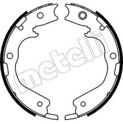Stabdžių trinkelių komplektas, stovėjimo stabdis METELLI 53-0195