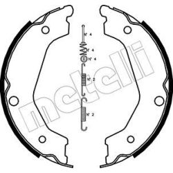 Stabdžių trinkelių komplektas, stovėjimo stabdis METELLI 53-0227K