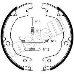 Stabdžių trinkelių komplektas, stovėjimo stabdis METELLI 53-0230K