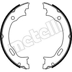 Stabdžių trinkelių komplektas, stovėjimo stabdis METELLI 53-0242