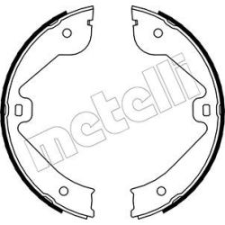 Stabdžių trinkelių komplektas, stovėjimo stabdis METELLI 53-0244